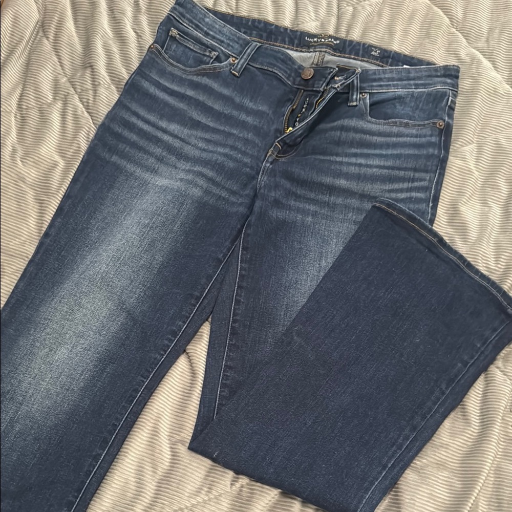 Lucky Brand Stella Boot Jeans with Classic Indigo Wash